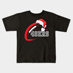 merry christmas 49ers football Kids T-Shirt